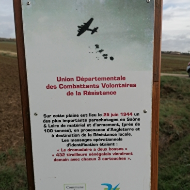 Lieu de parachutage - Seconde Guerre mondiale