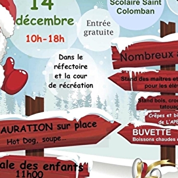 Marché de Noël de l'ensemble scolaire St Colomban - LUXEUIL-LES-BAINS