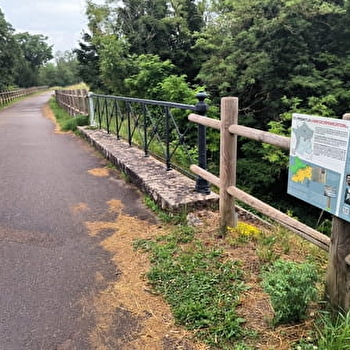 Ligne de démarcation - ancien poste de contrôle allemand - pupitre - BUXY