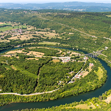Circuit Jurassic Vélo Tours n°39 - Les gorges de l'Ain et ses méandres par les bords de l'Ain