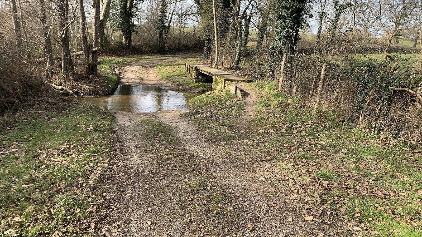Sentier du château de Beauvoir