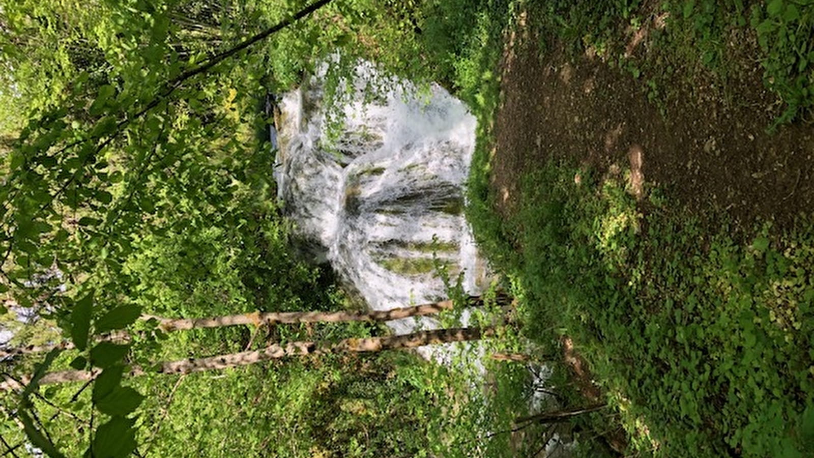 Aire de pique nique de la Cascade du bief de Caille à Ronchaux