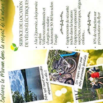 Le Céléripède - location de vélos électriques - LA ROCHE-EN-BRENIL