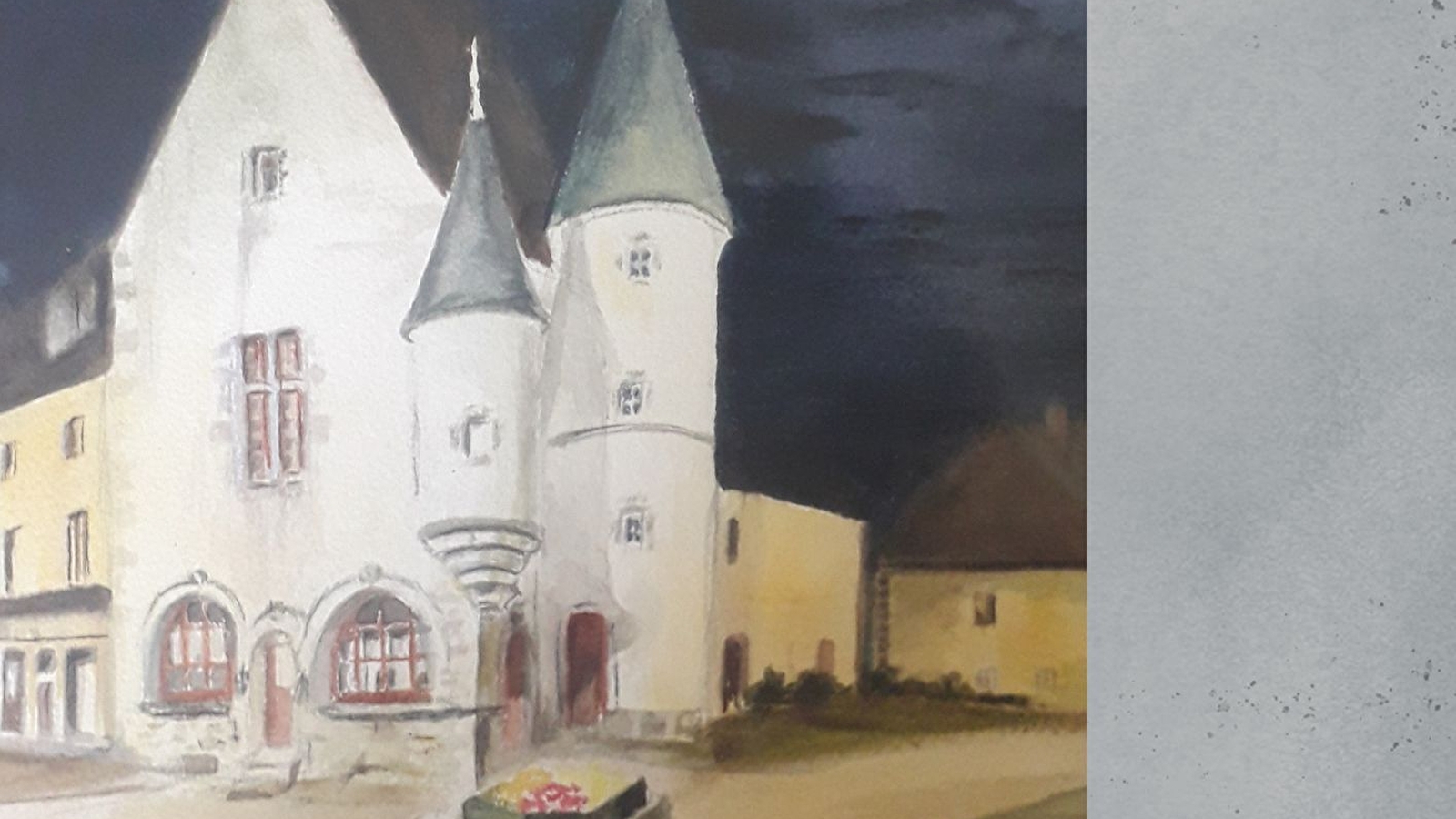 Exposition 'Arnay-le-Duc et sa campagne' par le Club de l'Amitié du Val d'Ouche - section aquarelle