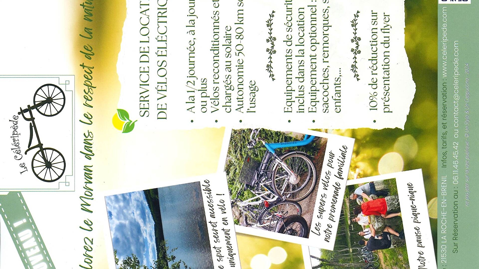 Le Céléripède - location de vélos électriques